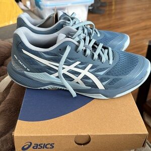 Asics Gel Tactic 12 Blue Athletic Shoes